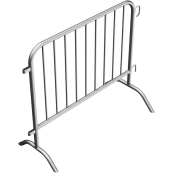 Crowd barrier type C | Length: 1.25 m, 9 bars